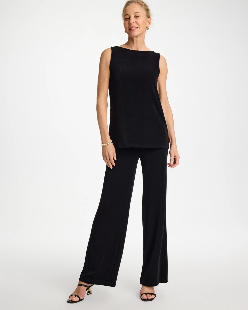 Chico's | Petite Travelers™ Wide-Leg Pocket Pants/ Travelers Black