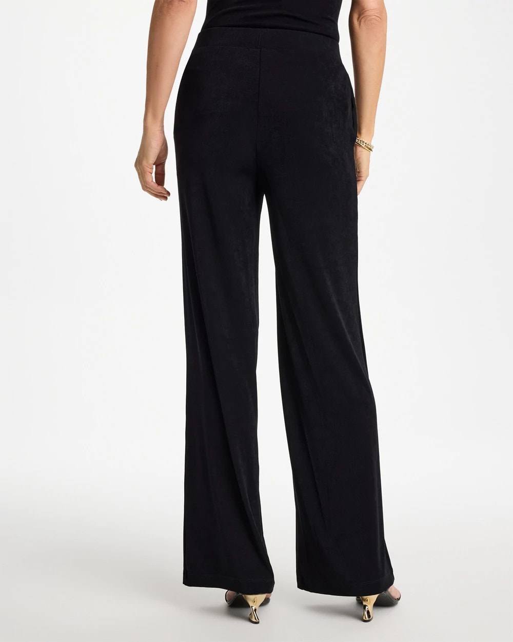 Chico's | Petite Travelers™ Wide-Leg Pocket Pants/ Travelers Black