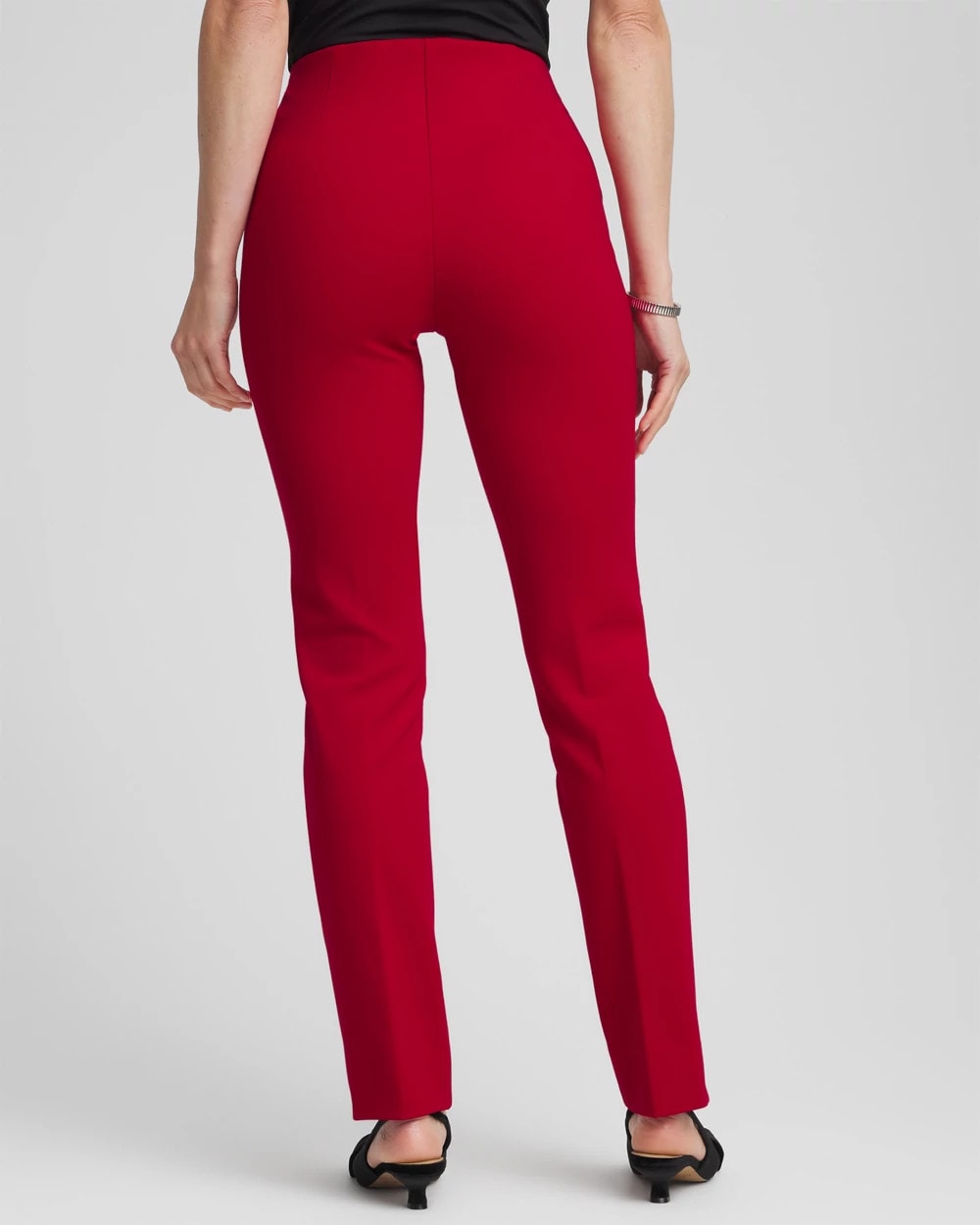 Chico's | Juliet Slim Trim Detail Pants/ Carmine Red