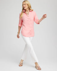 Chico's | Lightweight Juliet Flared Ankle Pants/ Alabaster