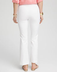 Chico's | Lightweight Juliet Flared Ankle Pants/ Alabaster