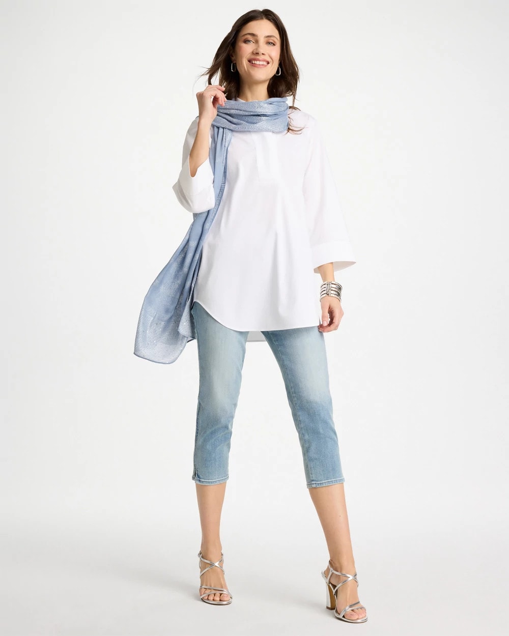 Chico's | Pull-On Capri Jeans/ Printemps Indigo