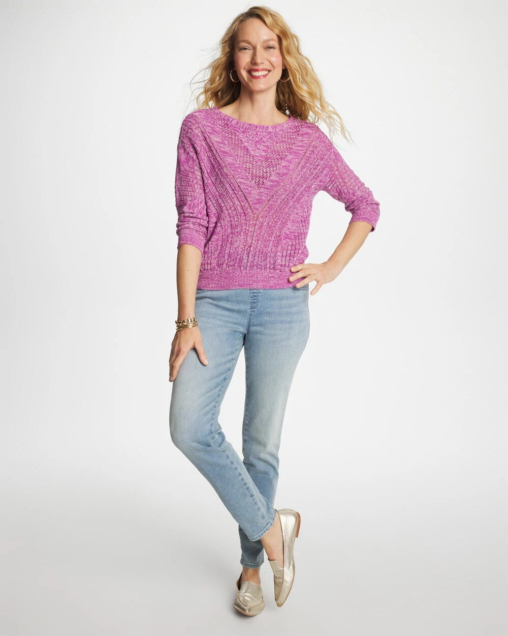 Chico's | Pull-On Slim Ankle Jeggings/ Printemps Indigo