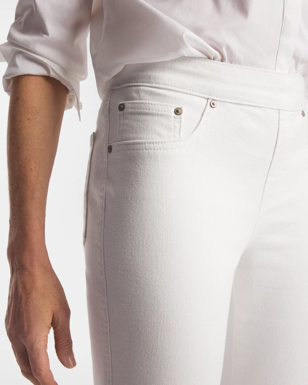Chico's | Pull-On Ankle Jeggings/ Alabaster