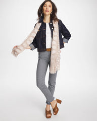 Chico's | Pinnacle Stripe Girlfriend Ankle Jeans/ Denim