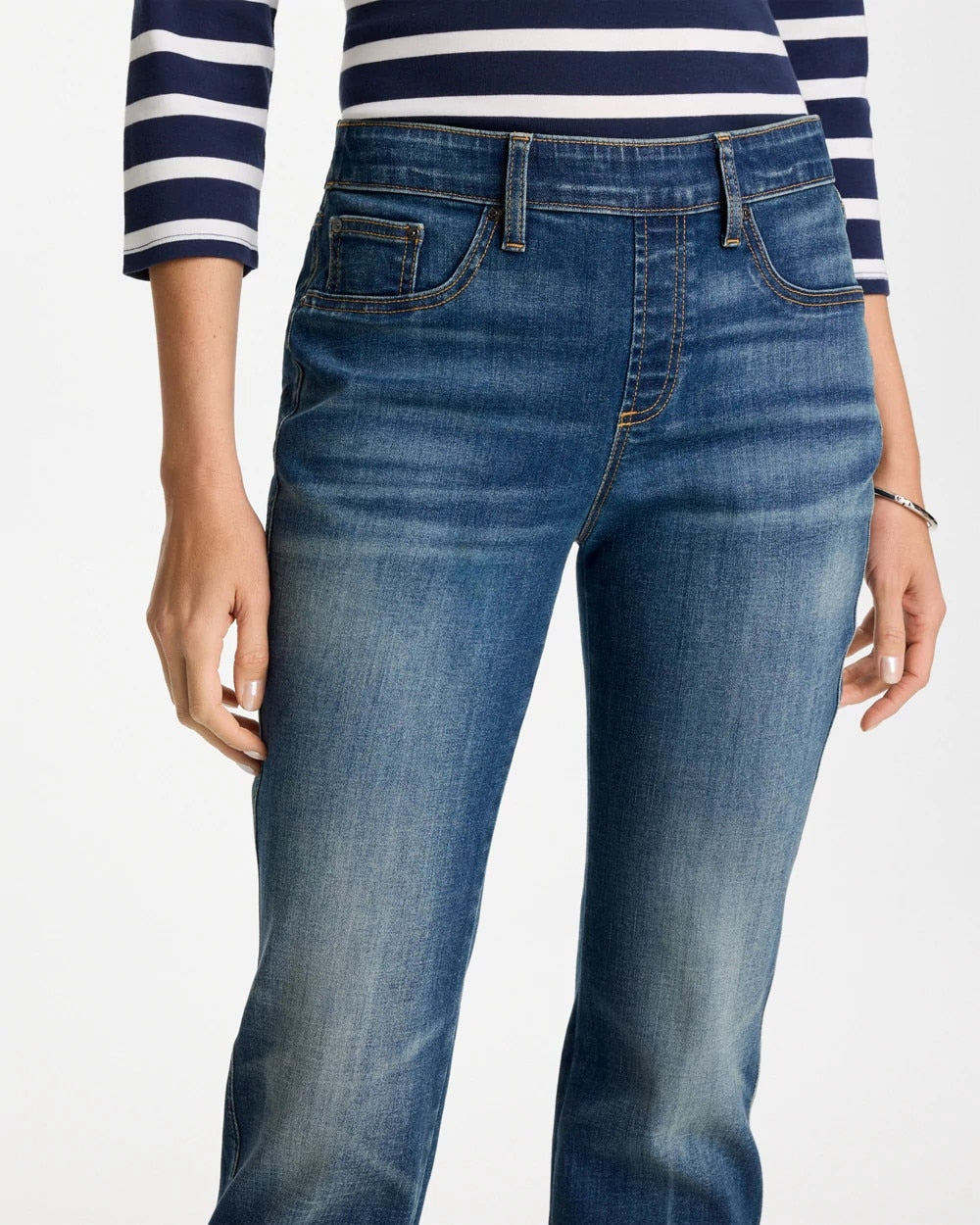 Chico's | Pull-On Straight Jeans/ Santorini Indigo