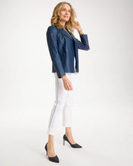 Chico's | Girlfriend Roll Cuff Crop Jeans/ Alabaster