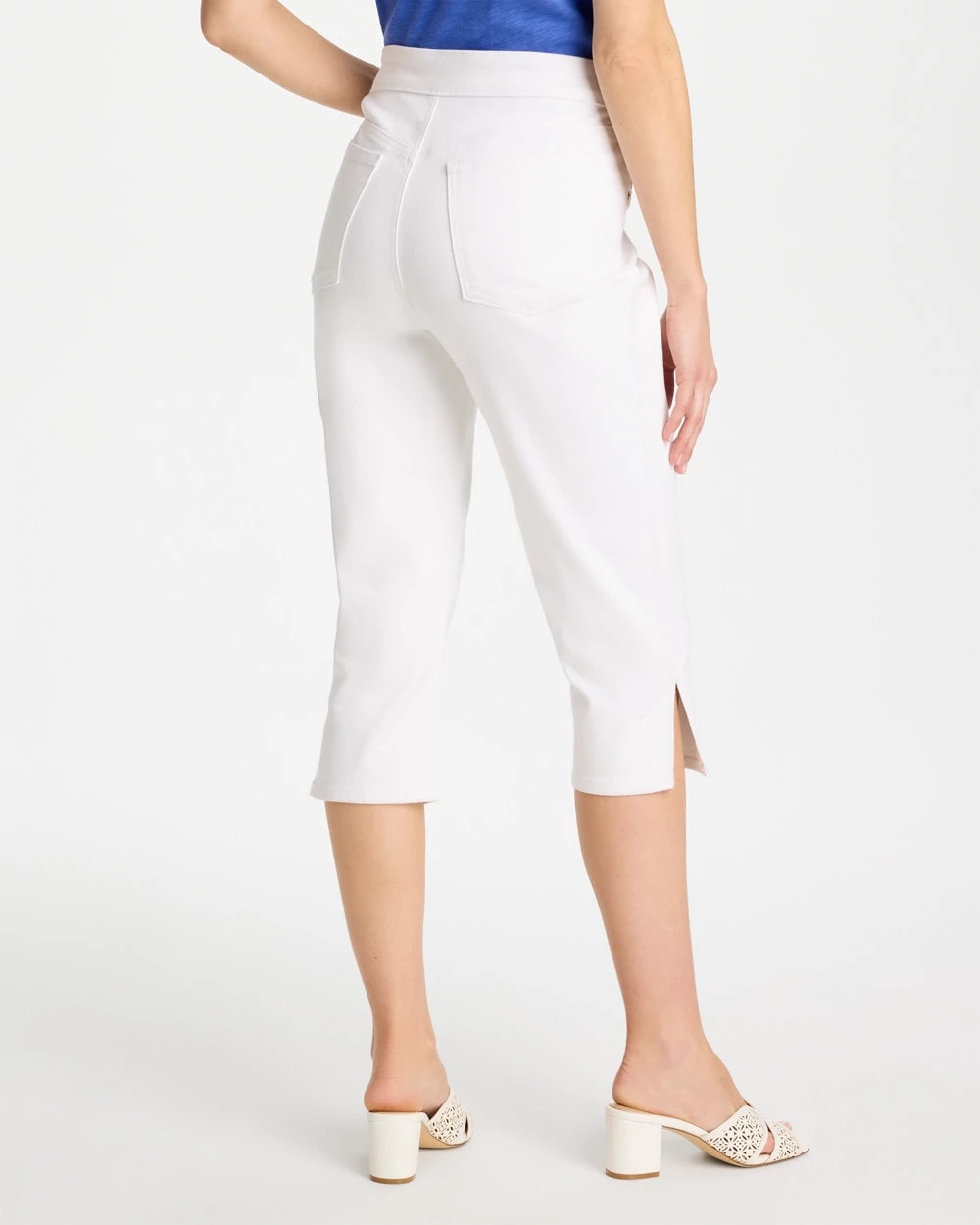 Chico's | Pull-On Capri Jeans/ Alabaster