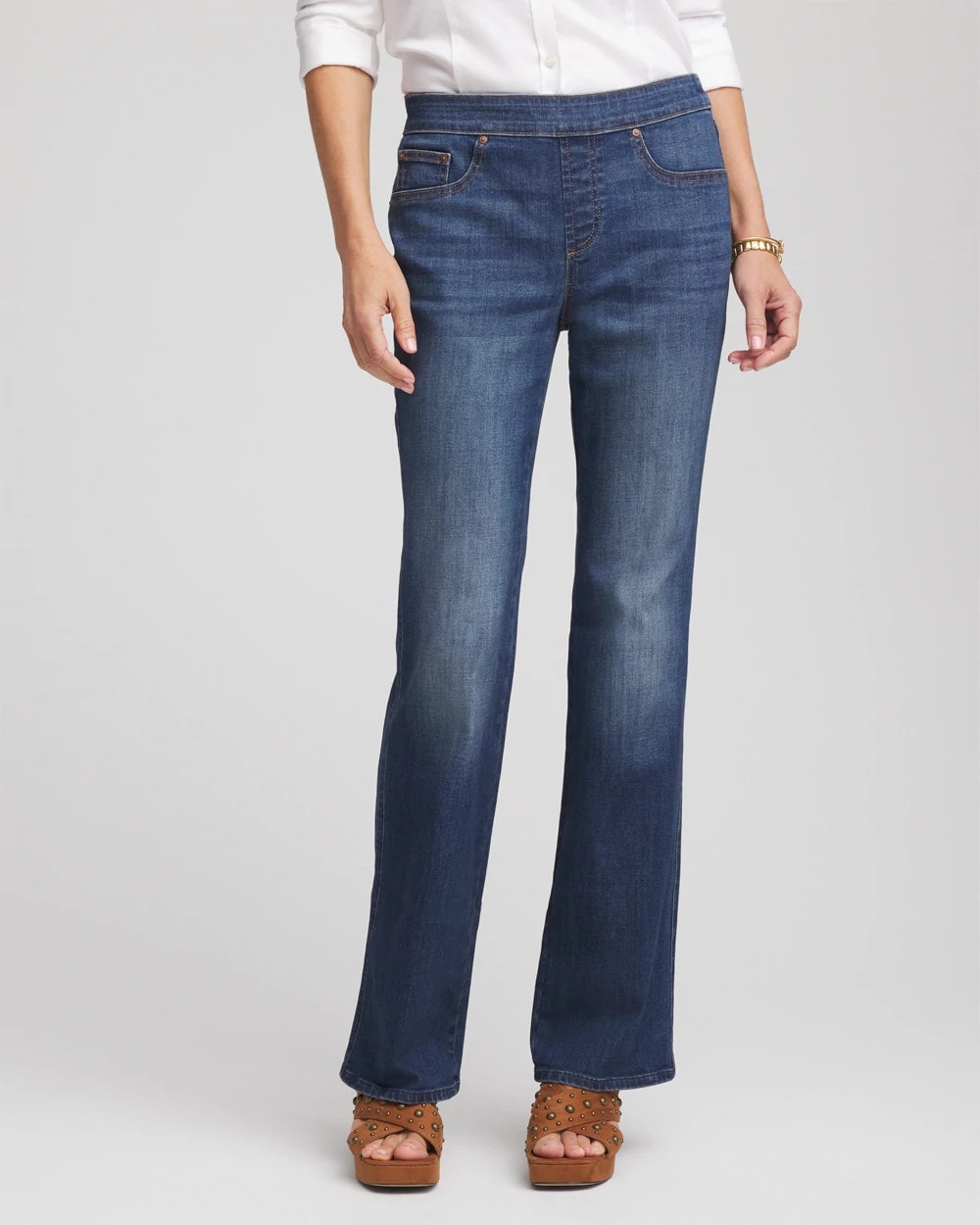 Chico's | Pull-On Slim Bootcut Jeggings/ Estero Indigo