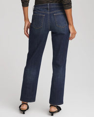 Chico's | Girlfriend Straight Ankle Jeans/ Flower Moon Indigo