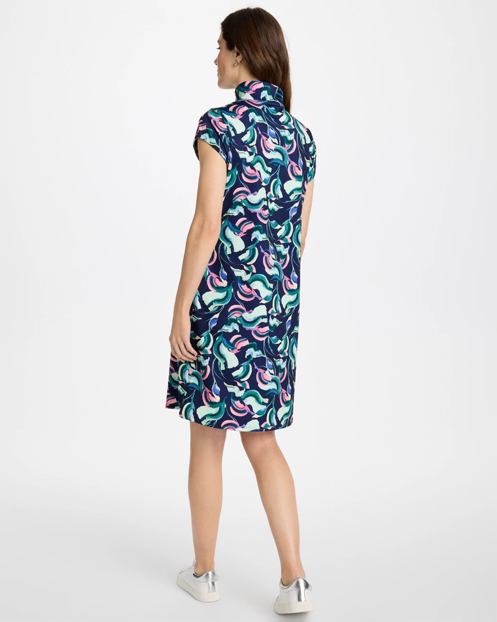 Chico's | Zenergy® UPF Blooms Polo Dress/ Blossom