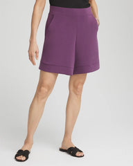 Chico's | Zenergy® Pull-On Shorts/ Washed Grape