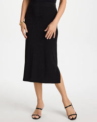 Chico's | Travelers™ Midi Skirt/ Travelers Black