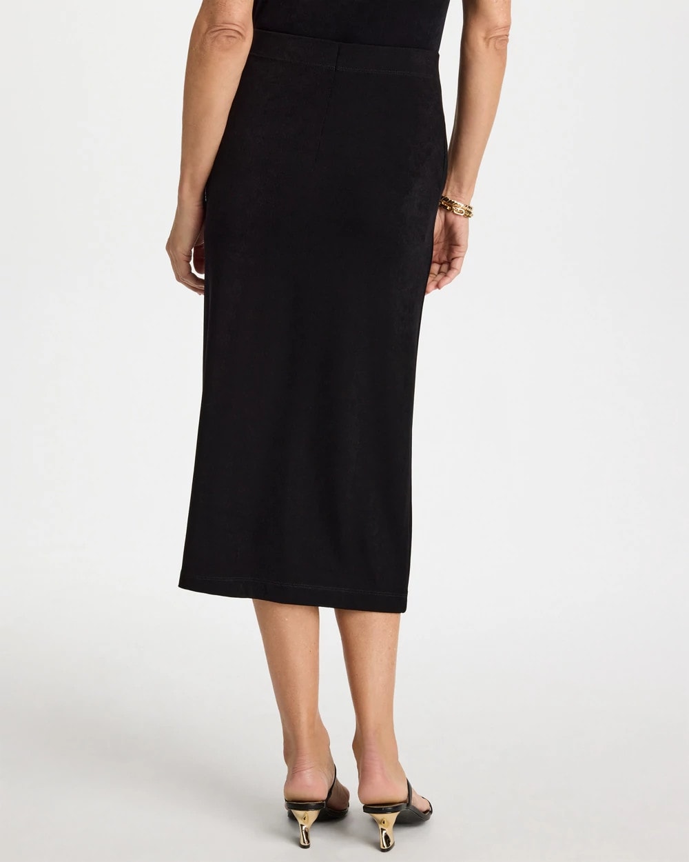 Chico's | Travelers™ Midi Skirt/ Travelers Black