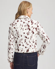 Chico's | Pampas Pony Denim Jacket/ Ecru