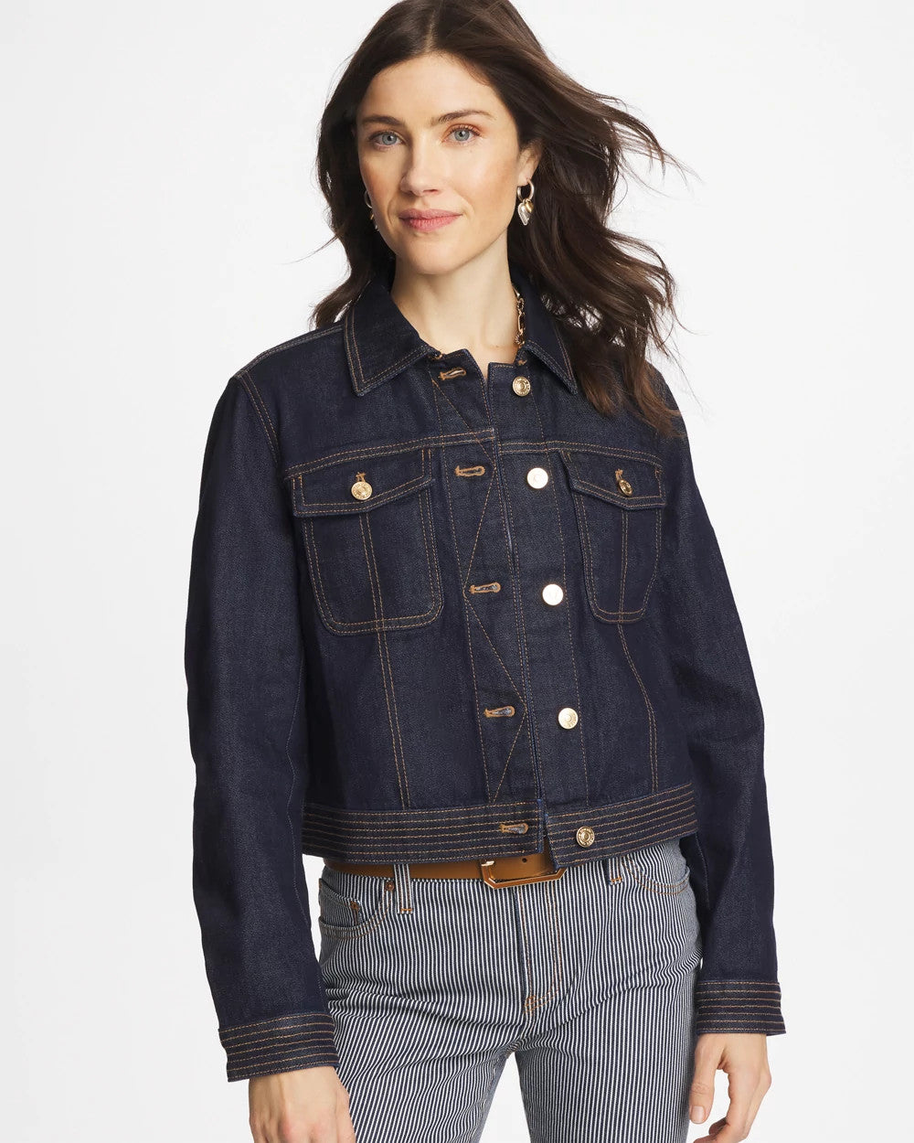 Chico's | Denim Trucker Jacket/ Cedar Rinse