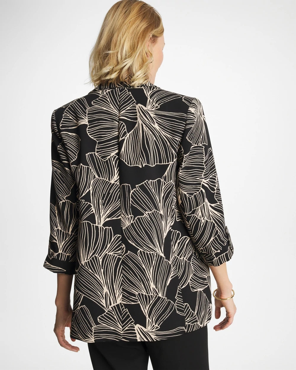 Chico's | Ginkgo Crepe Blazer/ Black