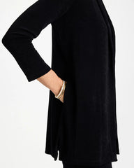Chico's | Travelers™ Classic Long Knit Jacket/ Travelers Black