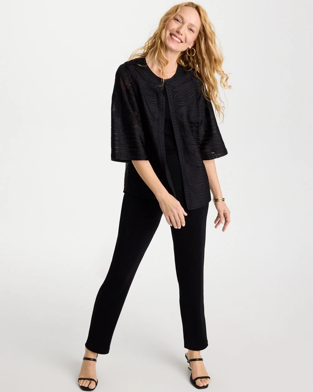 Chico's | Travelers™ Collection Soutache Jacket/ Travelers Black