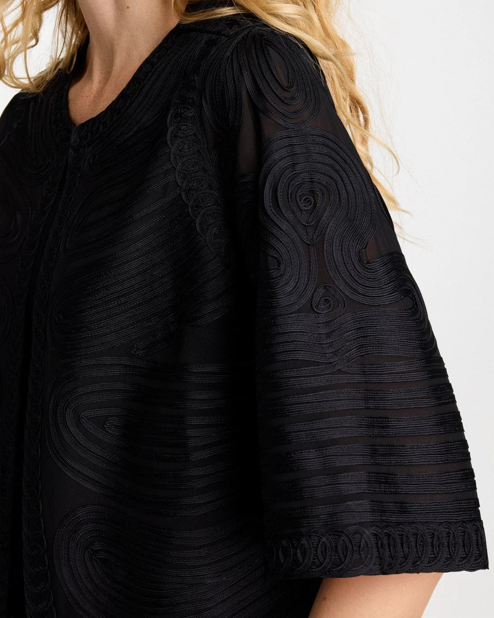 Chico's | Travelers™ Collection Soutache Jacket/ Travelers Black
