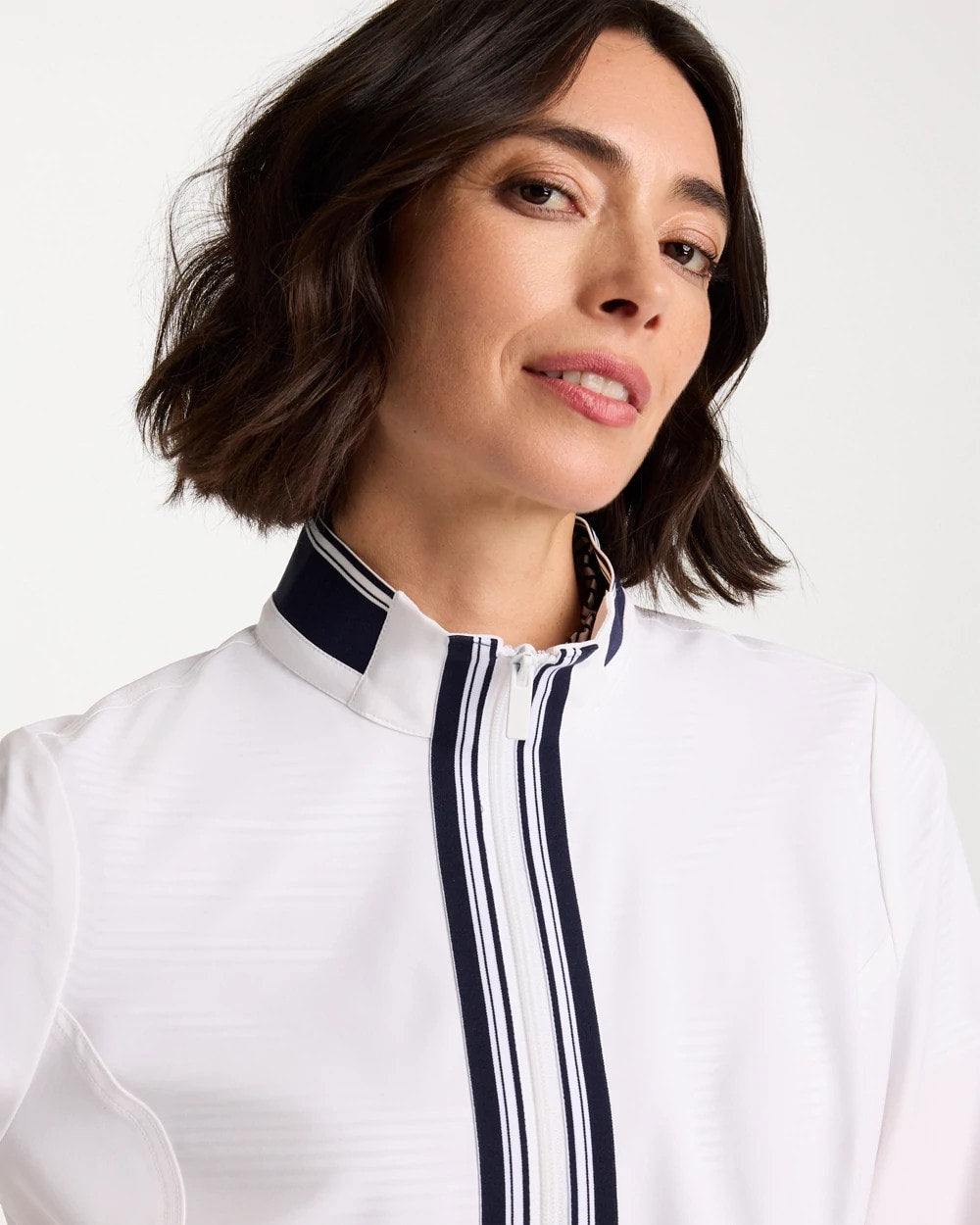 Chico's | Zenergy® UPF Colorblock Jacket/ Alabaster