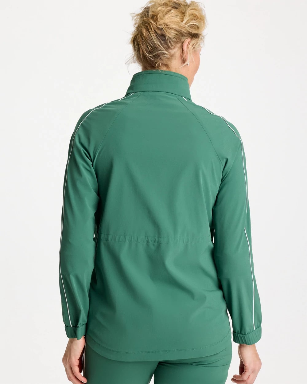 Chico's | Zenergy® UPF Piping Anorak Jacket/ Water Lily Green