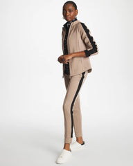 Chico's | Zenergy® Double-Knit Contrast Jacket/ Studio Taupe