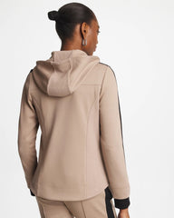 Chico's | Zenergy® Double-Knit Contrast Jacket/ Studio Taupe