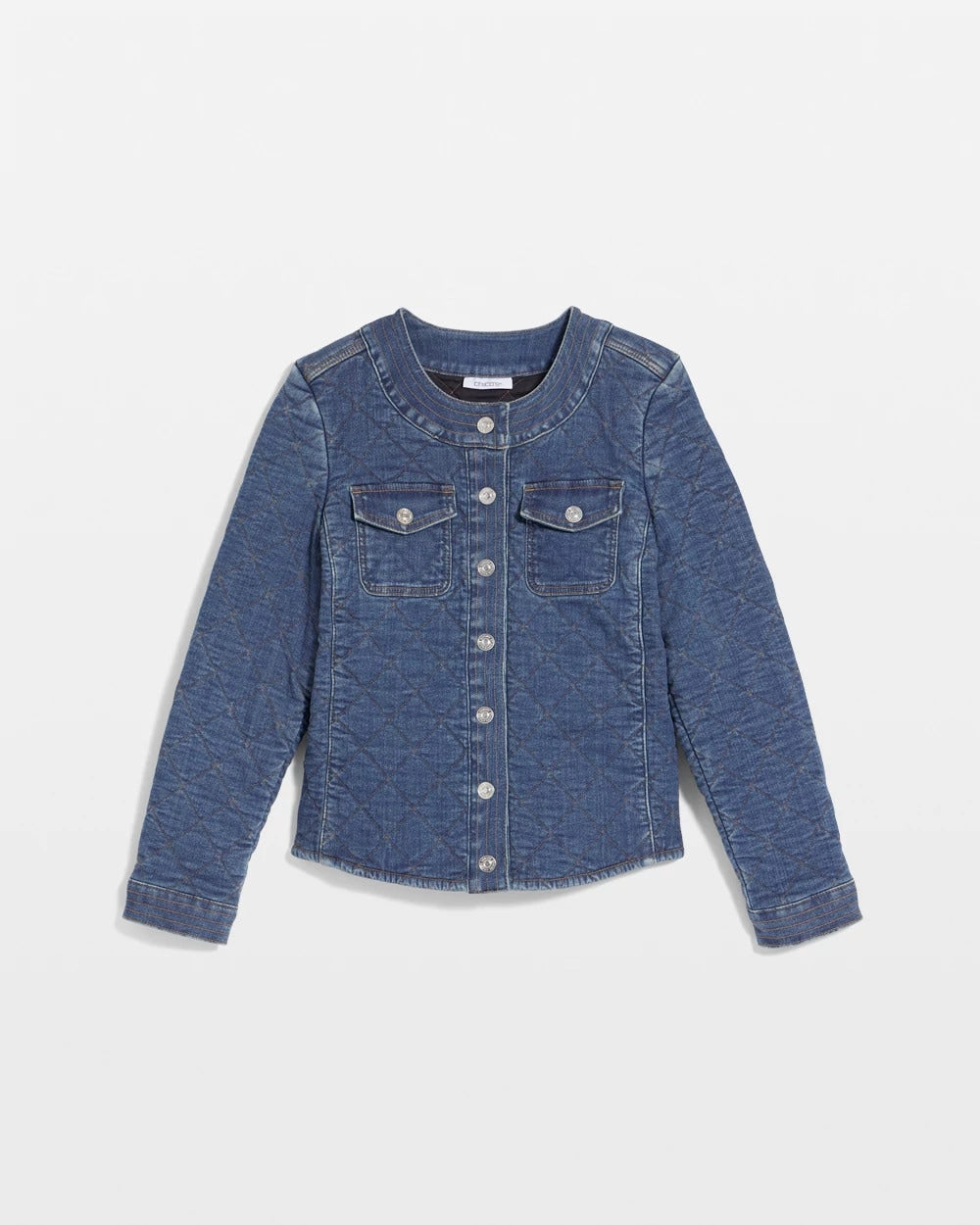 Chico's | Quilted Denim Jacket/ Wilma Indigo