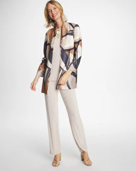 Chico's | Travelers™ Waverly Reversible Crushed Jacket/ Soft Slate