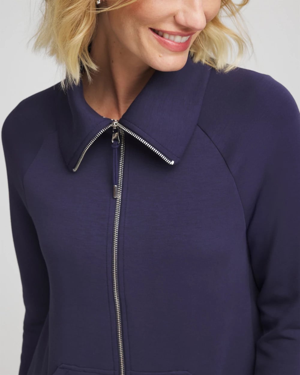 Chico's | Zenergy® Soft Long Jacket/ Passport Blue