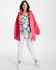 Chico's | Zenergy® UPF Blooms Mock Zip Polo/ Blossom