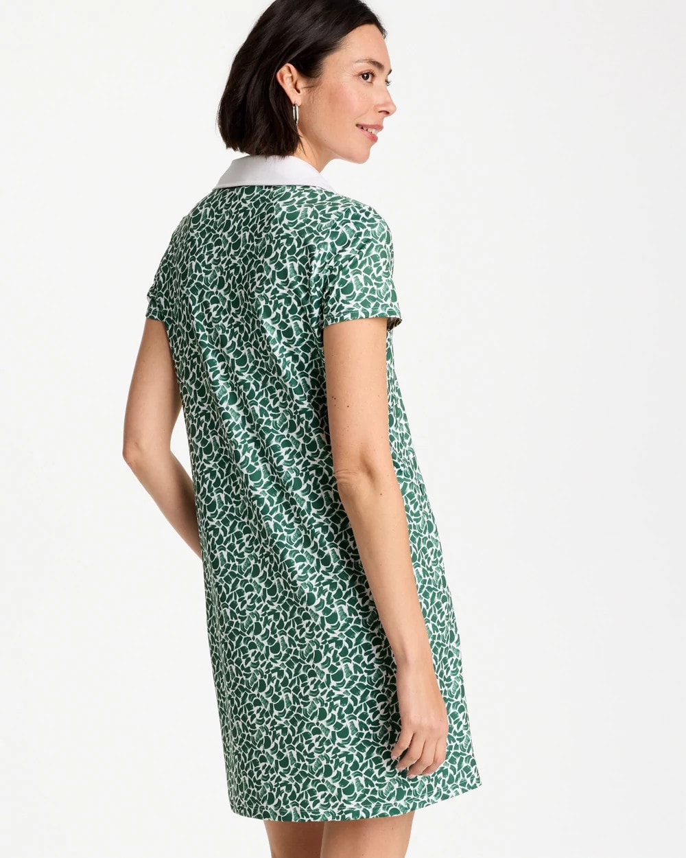 Chico's | Zenergy® UPF Paint Contrast Dress/ Water Lily Green