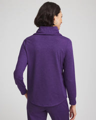 Chico's | Zenergy® Cloud Cowlneck Top/ Purple Elixir