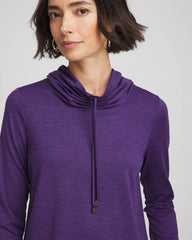Chico's | Zenergy® Cloud Cowlneck Top/ Purple Elixir