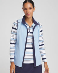 Chico's | Zenergy® UPF Contrast Vest/ Crystal Topaz