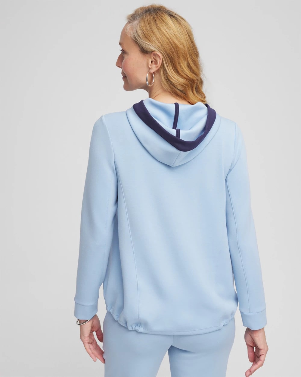 Chico's | Zenergy® Soft Topaz Contrast Top/ Crystal Topaz