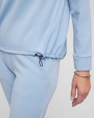 Chico's | Zenergy® Soft Topaz Contrast Top/ Crystal Topaz