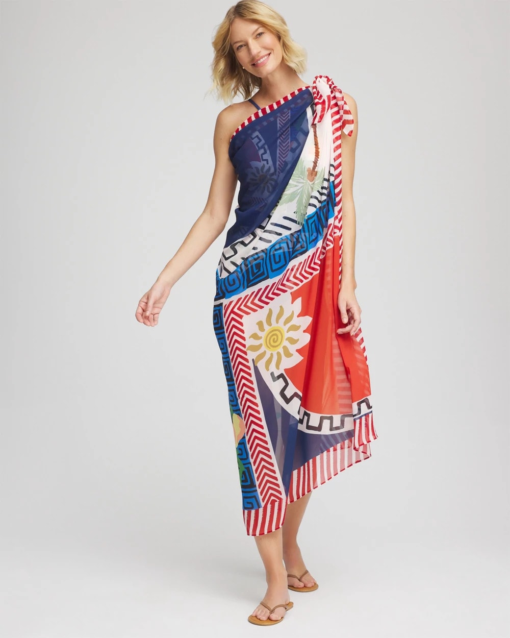 Chico's | Gottex Positano Pareo/ Multi Print