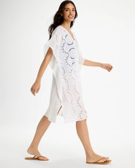 Chico's | Woven Long Swim Cover-Up/ Alabaster