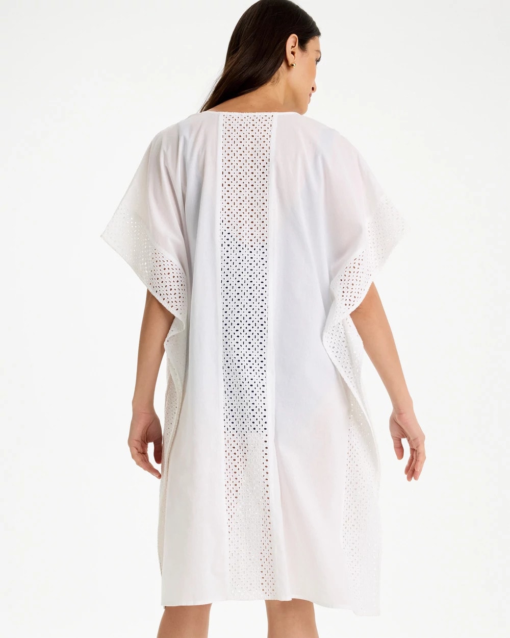Chico's | Woven Long Swim Cover-Up/ Alabaster