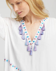 Chico's | Chico's Beach Swimsuit Cover-Up Dress/ Alabaster