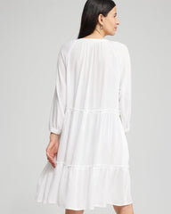Chico's | Button Front Swim Coverup/ Alabaster