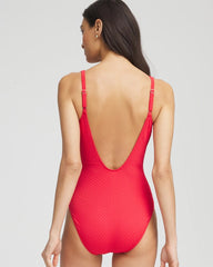 Chico's | Gottex Saint-Tropez One Piece/ Red