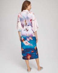 Chico's | Gottex Under The Sea Kimono/ Multi Print