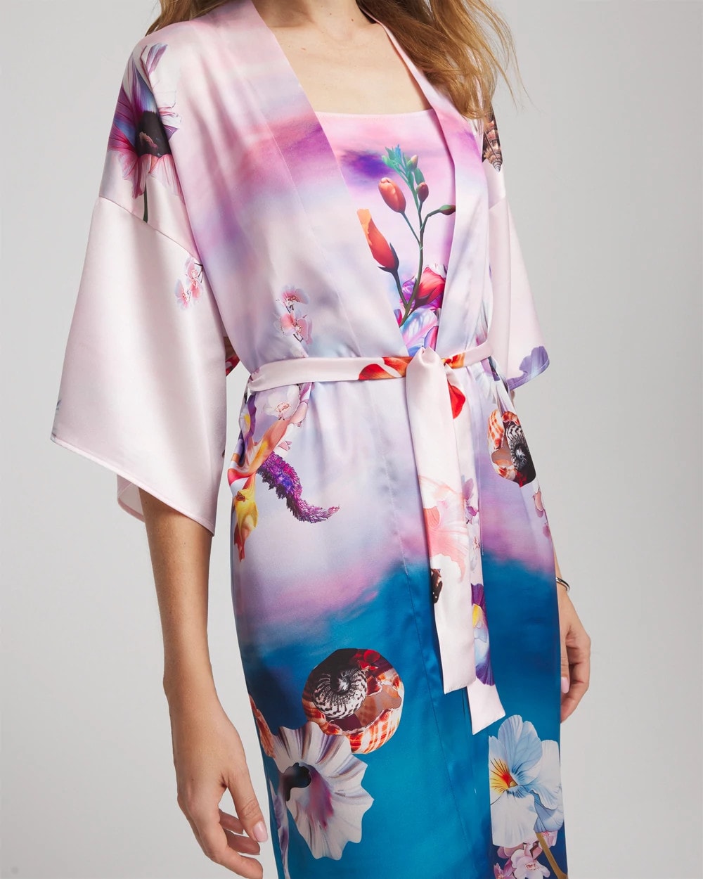Chico's | Gottex Under The Sea Kimono/ Multi Print