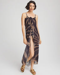 Chico's | Gottex Desert Queen Pareo/ Black/Brown