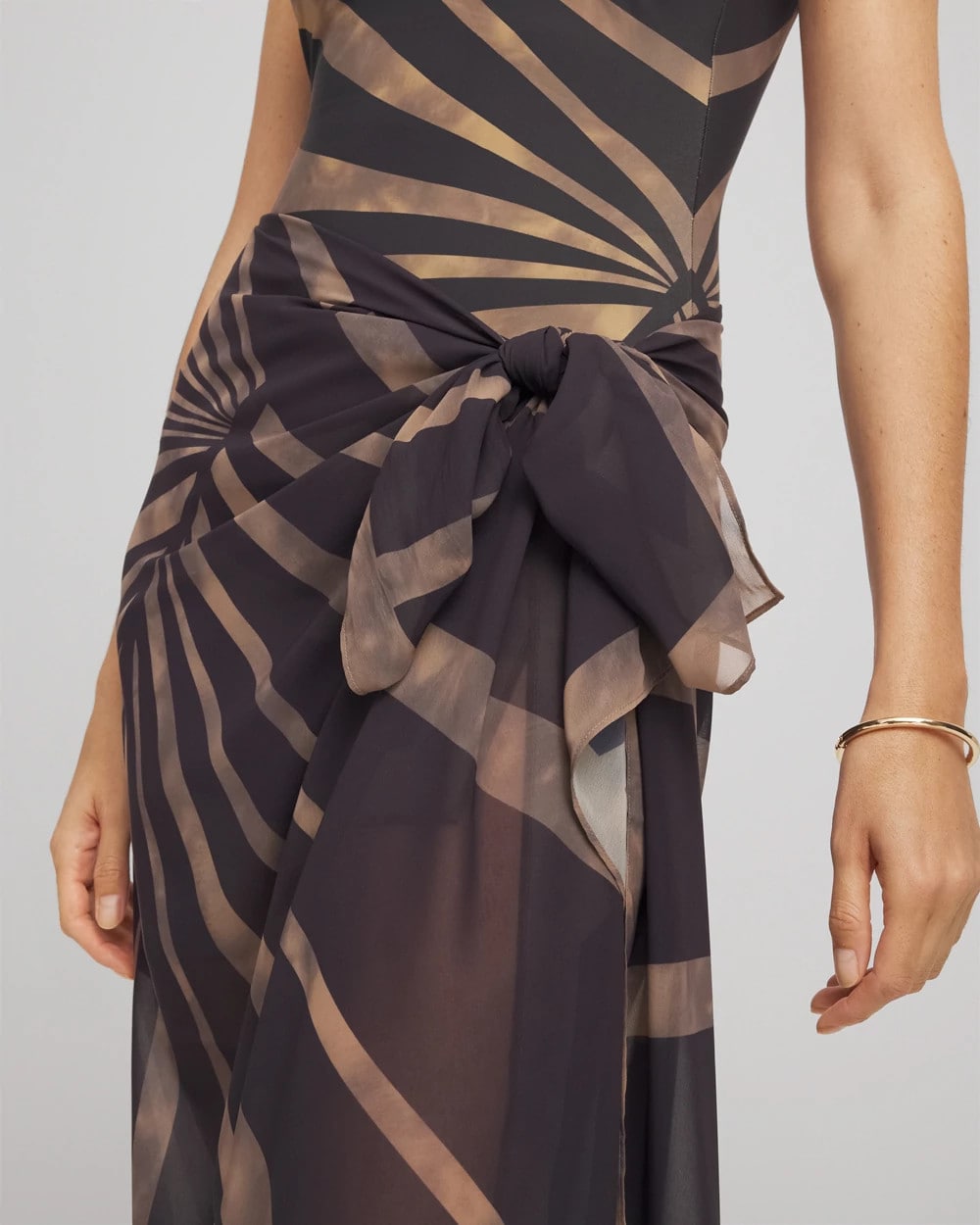Chico's | Gottex Desert Queen Pareo/ Black/Brown