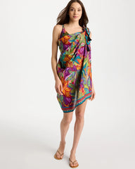 Chico's | Magicsuit® Cactus Flower Pareo/ Multi Print