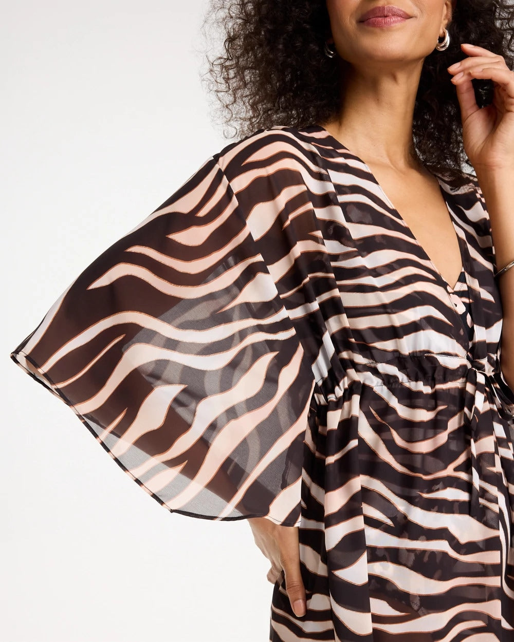 Chico's | Gottex Nambiti V-Neck Cover-Up/ Safari